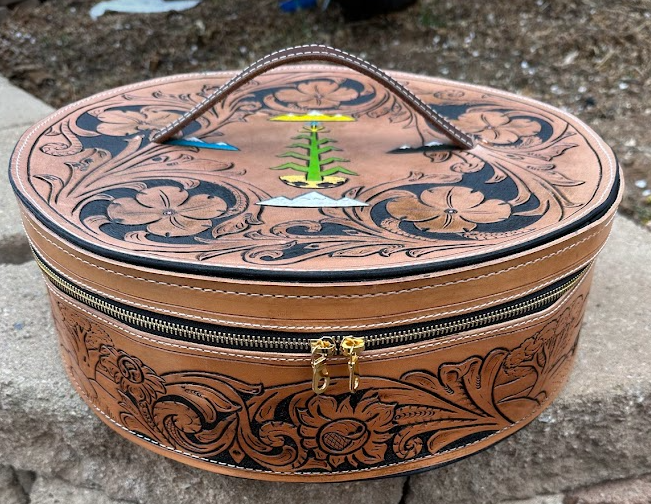 Round Water Bucket/ Ceremonial Basket Bag (DEPOSIT ONLY)