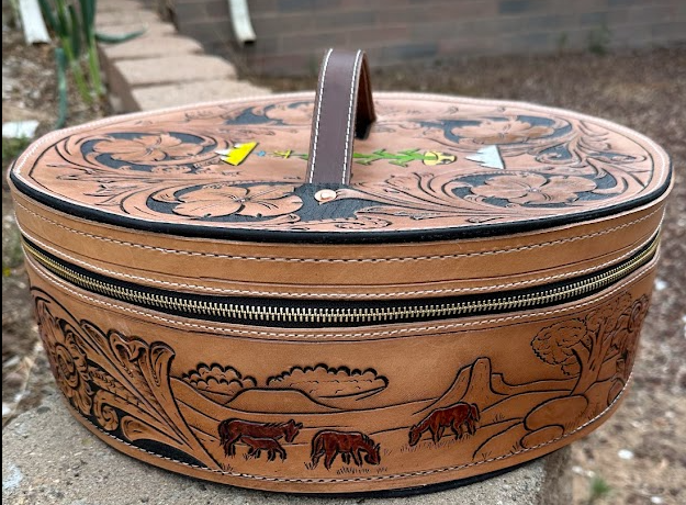 Round Water Bucket/ Ceremonial Basket Bag (DEPOSIT ONLY)