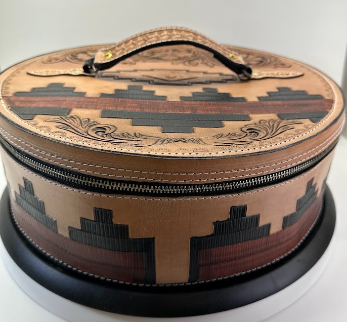 Round Water Bucket/ Ceremonial Basket Bag (DEPOSIT ONLY)